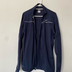 Nike Dri-fit light weight jacket, excellent condition. Size medium-youth